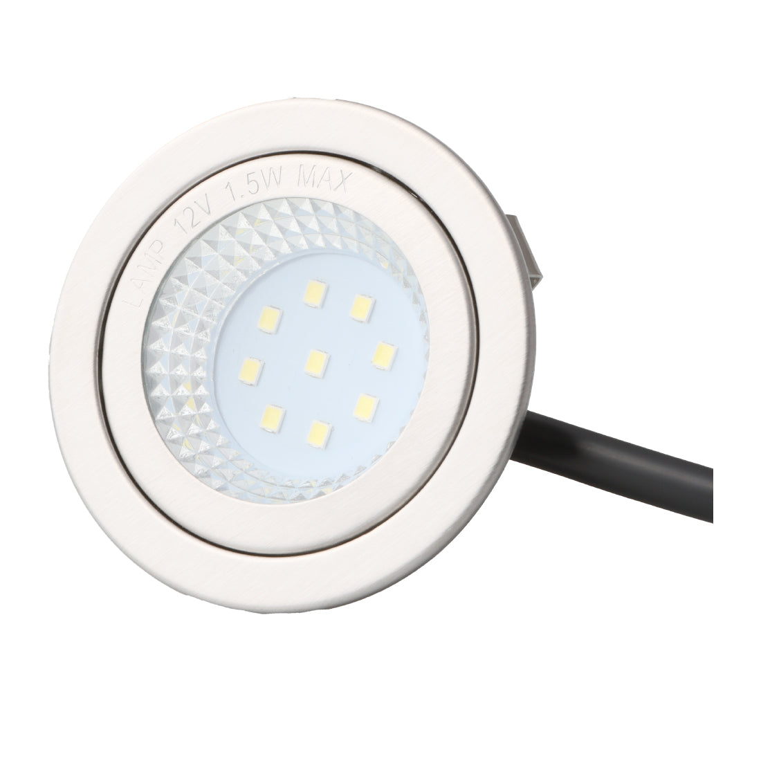 Range hood LED light 12V round transparent glass EDEG221