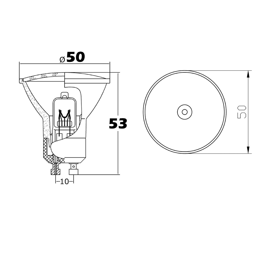High brightness energy-saving GU10 LED lamp | Range hood special accessories lamp |EDEG801