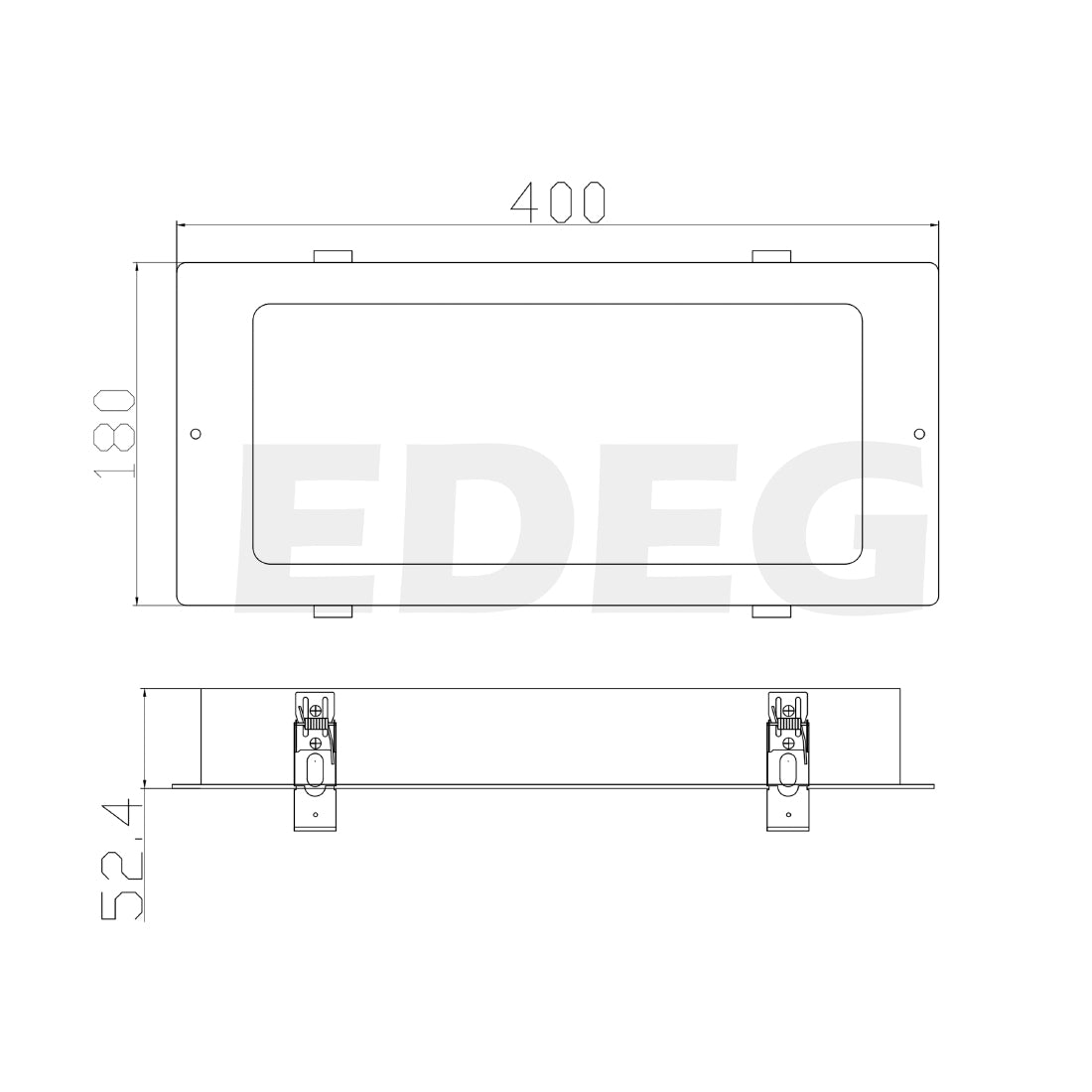 Direct sales Commercial large kitchen range hood lights range hood LED lights Manufacturers EDEG601