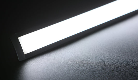 DC12V Slim Black Aluminum Range Hood LED Light for Modern Kitchens