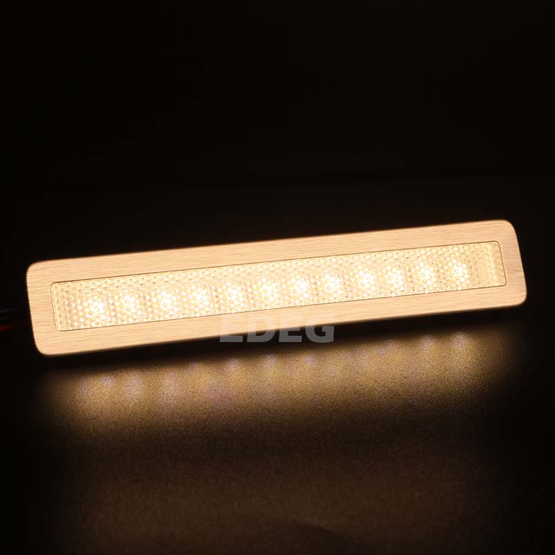 EDEG 128×24mm Rectangular Range Hood LED Light | High-Efficiency A++ Lighting Solution