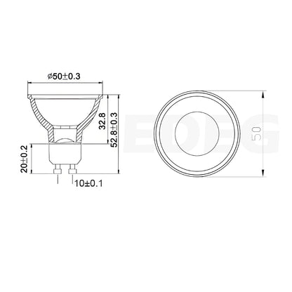 High brightness energy-saving GU10 LED lamp | Range hood special accessories lamp |EDEG802