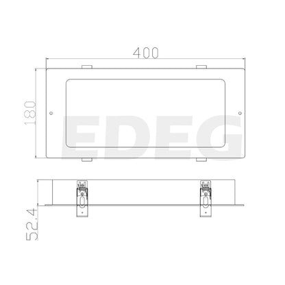 Direct sales Commercial large kitchen range hood lights range hood LED lights Manufacturers EDEG601