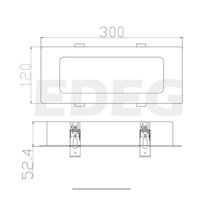EDEG Suppliers Commercial large kitchen range hood lights range hood LED lights EDEG605