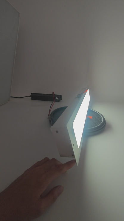 Large kitchen commercial exhaust hood LED light
